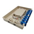 Caja de terminales de fibra óptica de montaje en pared 24 núcleos